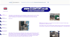 Desktop Screenshot of cleantent.co.uk